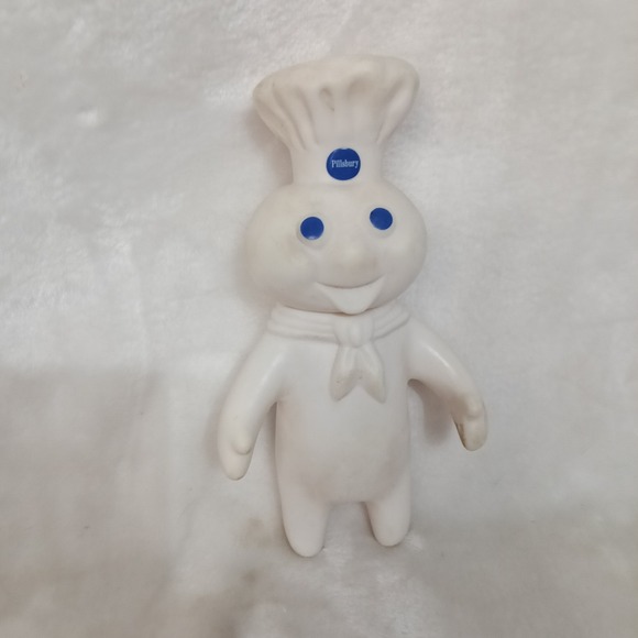 Pillsbury Other - Vintage 1971 Pillsbury Doughboy Poppin Fresh Vinyl Squeeze Toy 7.25 Inch Figure
